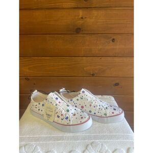 There Abouts Paint Splat Memory Foam Slip On Sneakers Sz 5 NWT